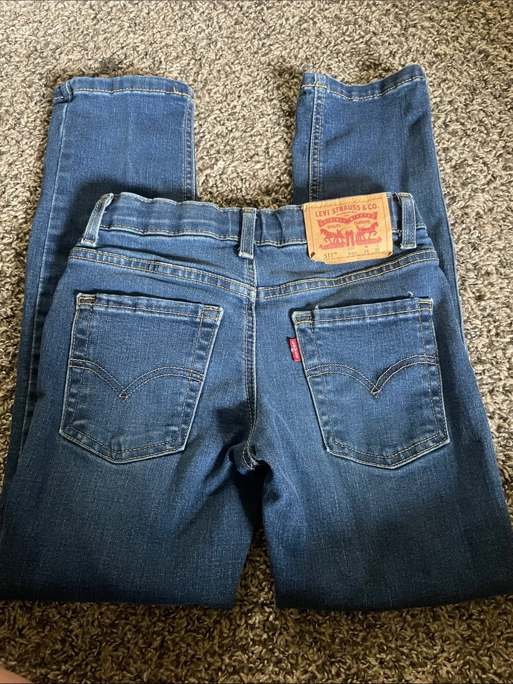 Levi's Kids Dark Blue Denim Jeans